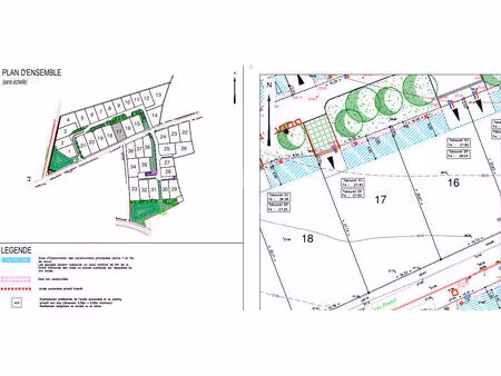 vente terrain  467.00m²  brem