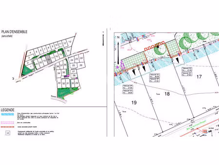 vente terrain  500.00m²  brem