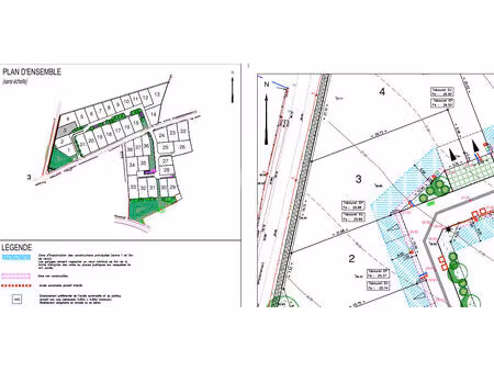vente terrain  511.00m²  brem