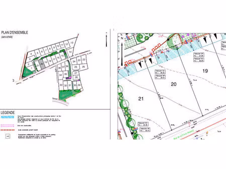 vente terrain  523.00m²  brem