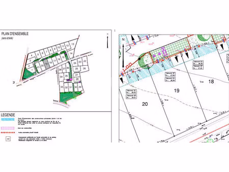 vente terrain  524.00m²  brem