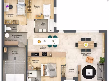 vente maison 5 pièces 100 m² la gouesnière (35350)
