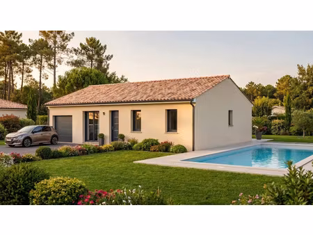 vente maison neuve 4 pièces 83.63 m² à audignon (40500)  156 200 €