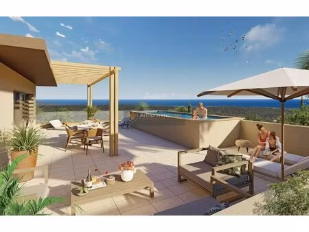 a vendre - appartements / villa sur toit - solenzara - vue mer