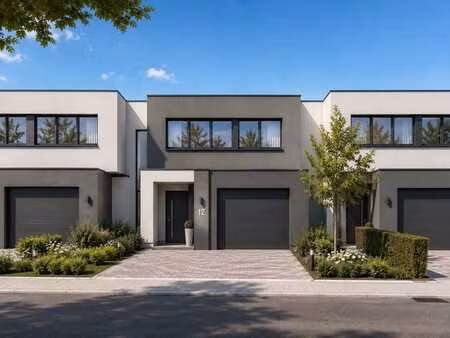anderlues – maison 2 façades en gros œuvre fermé