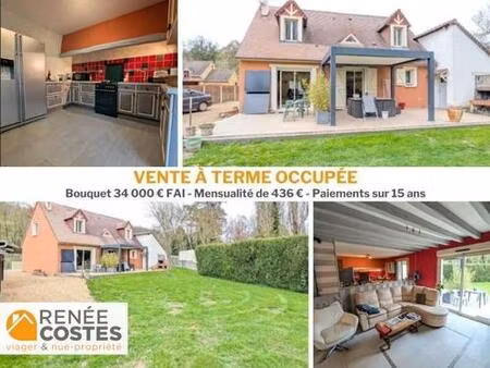 vente à terme occupée sur 180 mois - chartres (28000)