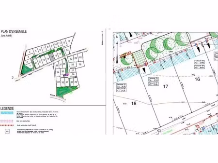 en vente terrain non constructible 467 m² – 105 000 € |brem-sur-mer