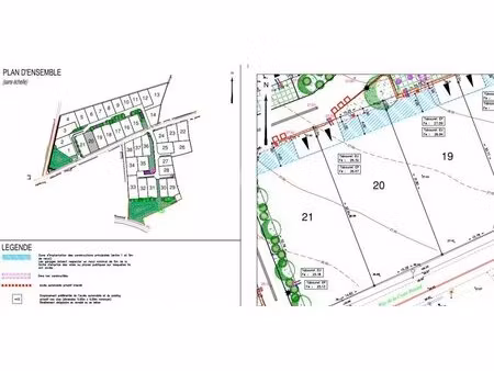 en vente terrain non constructible 523 m² – 117 500 € |brem-sur-mer