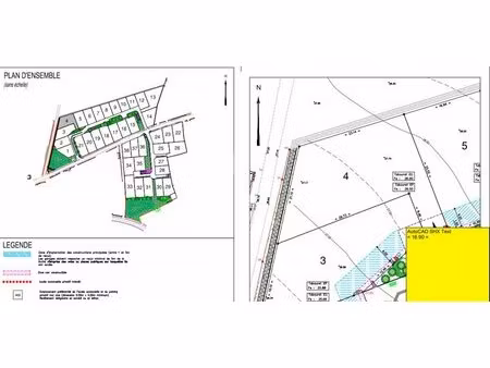 en vente terrain non constructible 549 m² – 119 000 € |brem-sur-mer