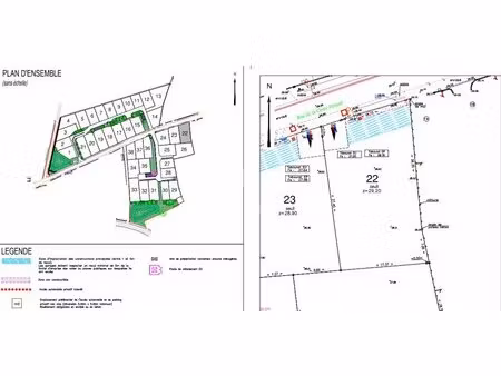 en vente terrain non constructible 559 m² – 115 000 € |brem-sur-mer