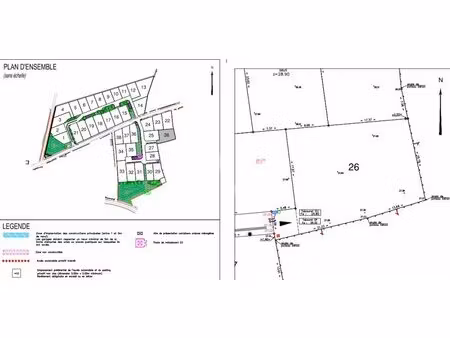 en vente terrain non constructible 646 m² – 125 000 € |brem-sur-mer