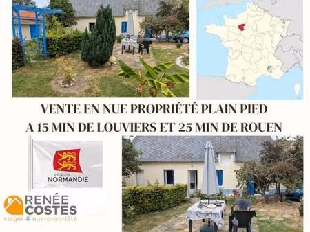 vente en nue propriété - f76 ans - louviers (27400)