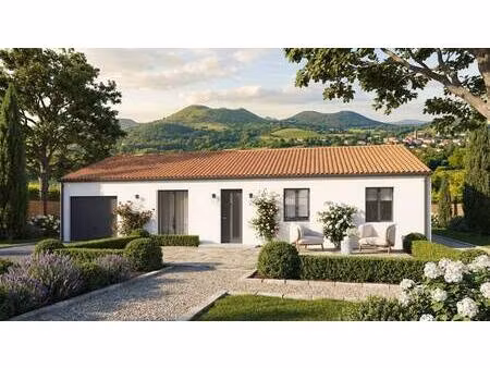terrain avec maison neuve à vendre