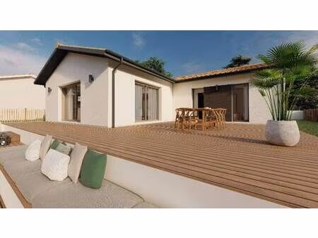 terrain avec maison neuve à vendre