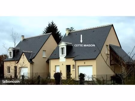 maison individuelle t4 de 97m2 avec terrasse  jardin et garage à pont de ruan