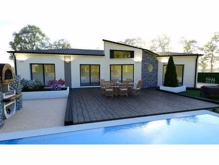 terrain avec maison neuve à vendre