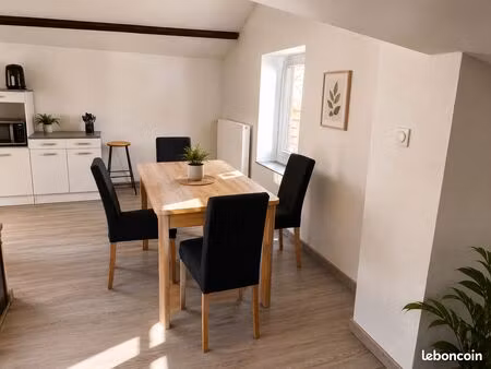 t4 meublé rénové | 82 m² | 3 chambres | gare à 7 min | 790 cc