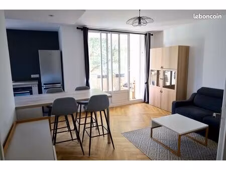 t3 meublé de 64 m² avec balcon  cave et stationnement – lyon 5ᵉ (rue des aqueducs)