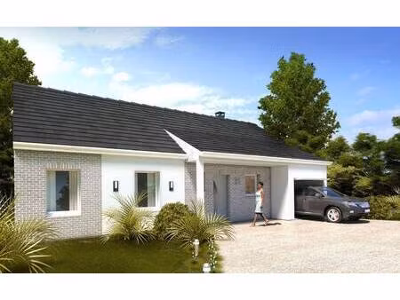 terrain avec maison neuve à vendre
