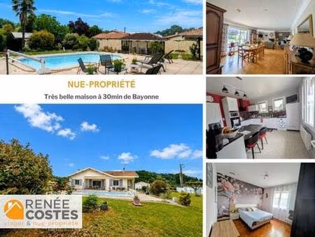 vente en nue propriété - f75 ans - bayonne (64100)