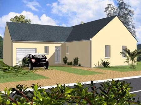 terrain avec maison neuve à vendre