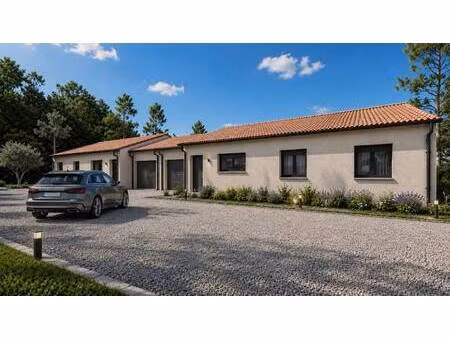 terrain avec maison neuve à vendre