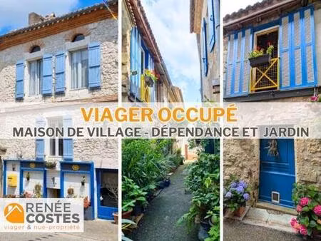 viager occupé - h78 ans - bourg de visa (82190)