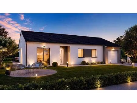terrain avec maison neuve à vendre
