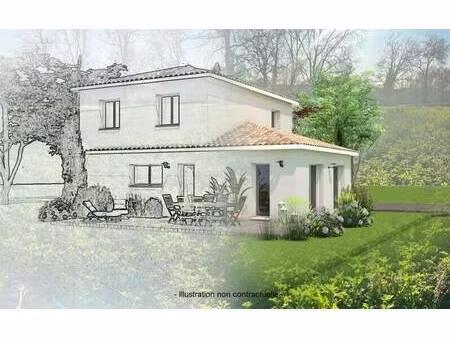 terrain avec maison neuve à vendre