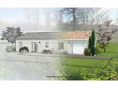 terrain avec maison neuve à vendre