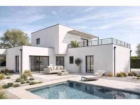 terrain avec maison neuve à vendre