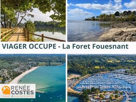 viager occupé - h66 ans - la foret fouesnant (29940)
