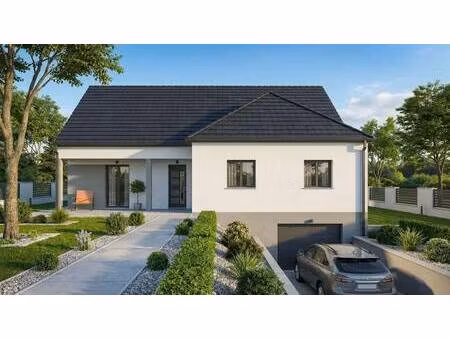 terrain avec maison neuve à vendre