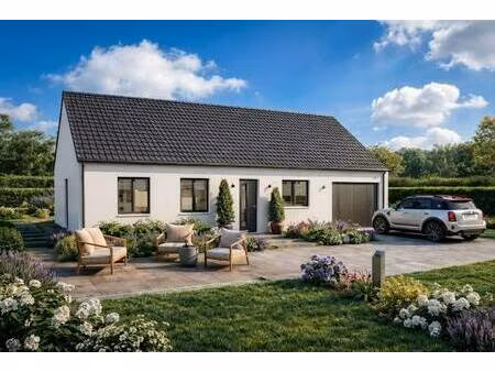 terrain avec maison neuve à vendre