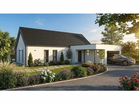 terrain avec maison neuve à vendre