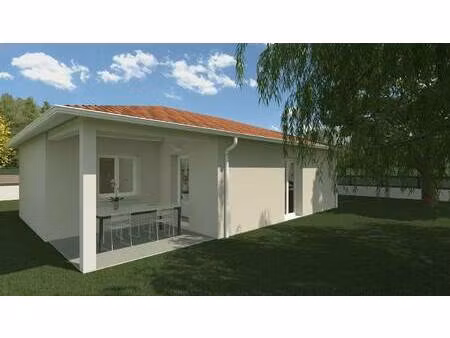 terrain avec maison neuve à vendre