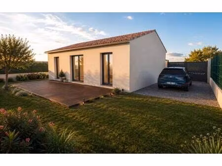 terrain avec maison neuve à vendre