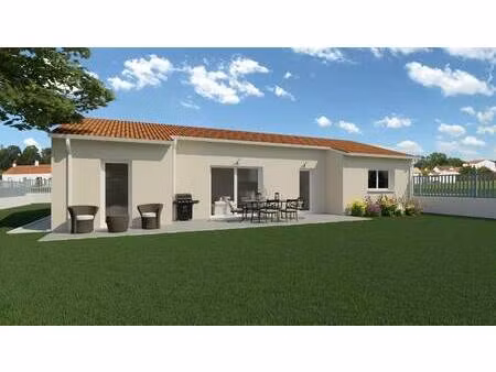 terrain avec maison neuve à vendre
