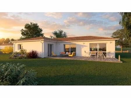 terrain avec maison neuve à vendre