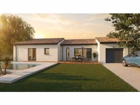 terrain avec maison neuve à vendre