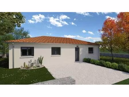 terrain avec maison neuve à vendre