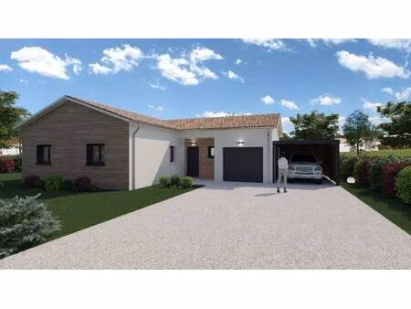 terrain avec maison neuve à vendre