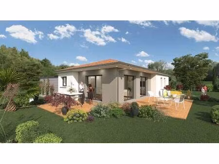 terrain avec maison neuve à vendre