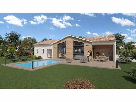 terrain avec maison neuve à vendre