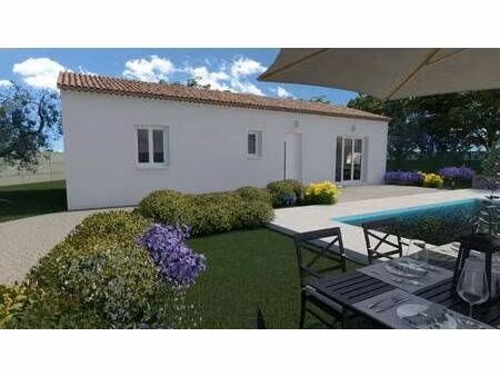 terrain avec maison neuve à vendre