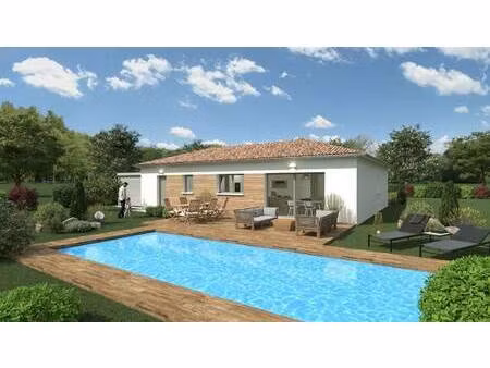 terrain avec maison neuve à vendre