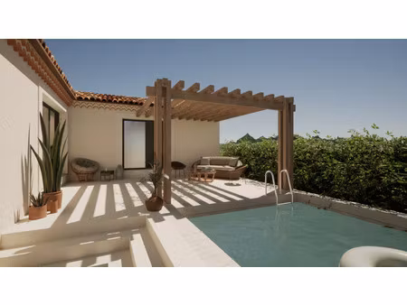 terrain avec maison neuve à vendre