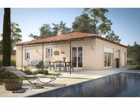 terrain avec maison neuve à vendre