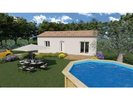 terrain avec maison neuve à vendre
