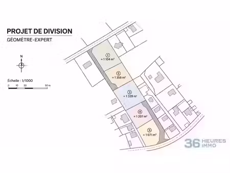 vente terrain à batir à pouldreuzic (29710)  214 840 €